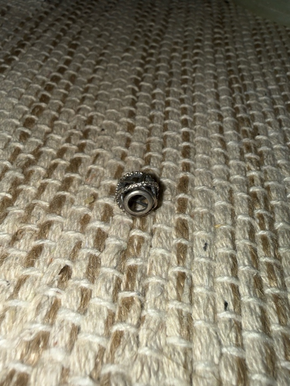 Pandora Silver Crisscross Charm - Picture 2 of 2